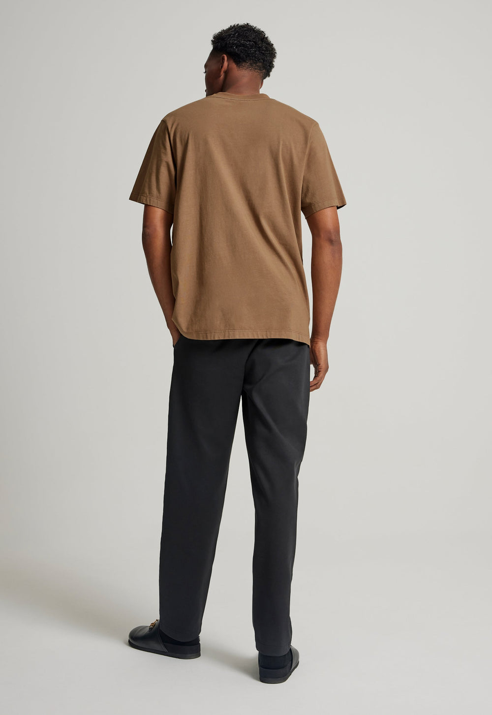 Jac+Jack MILLS COTTON TEE in Leatherette